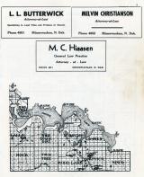 County Map 2, Benson County 1957